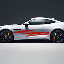 Jaguar F-Type R Seiten-Racing-Grafik-Türaufkleber, Logo-Aufkleber 2
 2