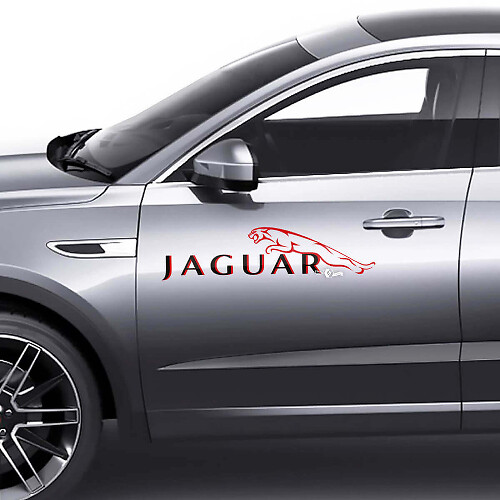 Paar Jaguar E-Pace Side Doors Logo Graphics Decal Logo Aufkleber 2 Farben
