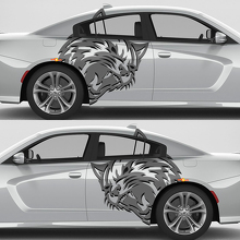 Wildcat Großes hinteres Kotflügel-Vinyl-Dekor-Kit für Dodge Challenger Charger_2