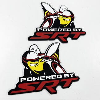 Unterstützt von SRT Scat Pack Bee Dodge Charger Challenger Badge Fender Badges Emblem
