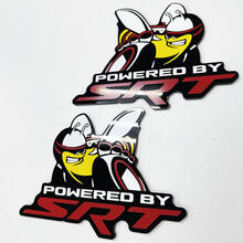 Unterstützt von SRT Scat Pack Bee Dodge Charger Challenger Badge Fender Badges Emblem
 2