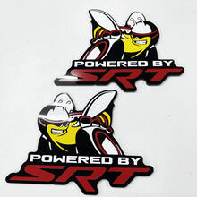 Unterstützt von SRT Scat Pack Bee Dodge Charger Challenger Badge Fender Badges Emblem
 4
