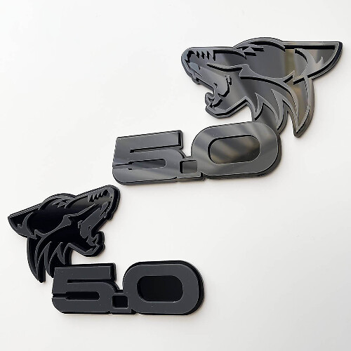 COYOTE 5.0 Kotflügelabzeichen Emblem 3D Abzeichen