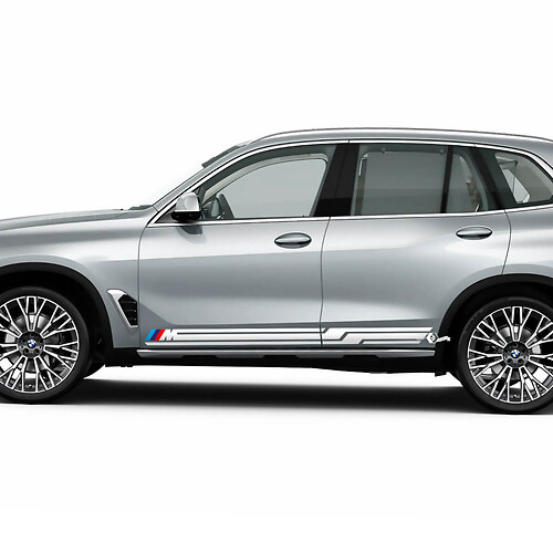 M Logo Streifen für BMW X5 G05 Seitentüren Vinyl Aufkleber Aufkleber
