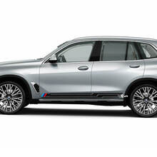M Logo Streifen für BMW X5 G05 Seitentüren Vinyl Aufkleber Aufkleber
 2