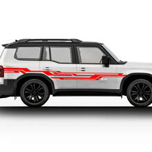 2024 Toyota Land Cruiser Prado Seitenaufkleber, Vinyl-Streifen-Grafik-Aufkleber-Set 2
 2