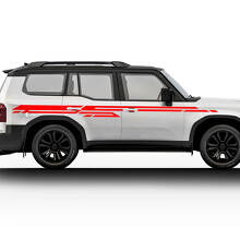 2024 Toyota Land Cruiser Prado Seitenaufkleber Aufkleber Vinylstreifen Grafik Aufkleber Kit 3
 2