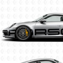 Porsche Großes Schriftzug Seiten Vinyl Aufkleber Set für Porsche 911_2