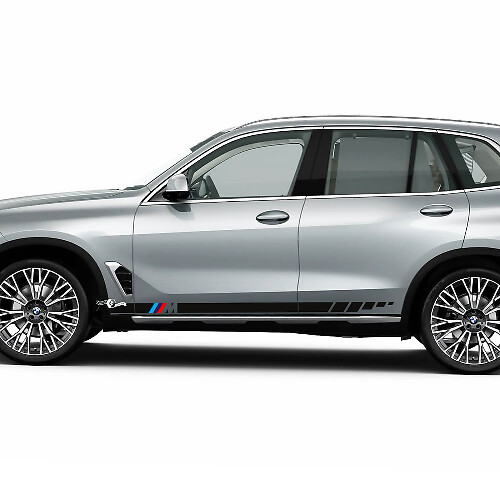 Accents M-Logo-Streifen für BMW G05 Seitentüren, Vinyl-Aufkleber
