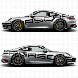 Porsche 911 GT3RS Riesiger seitlicher Logo-Aufkleber
