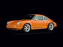 Porsche 911 Zweifarbiger klassischer Seitenstreifen-Logo-Aufkleber im Singer-Stil
 6