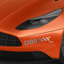 Paar Aston Martin DB11 Vinyl-Aufkleber für die vordere Stoßstange, 2 Farben – Farbverlauf
 2