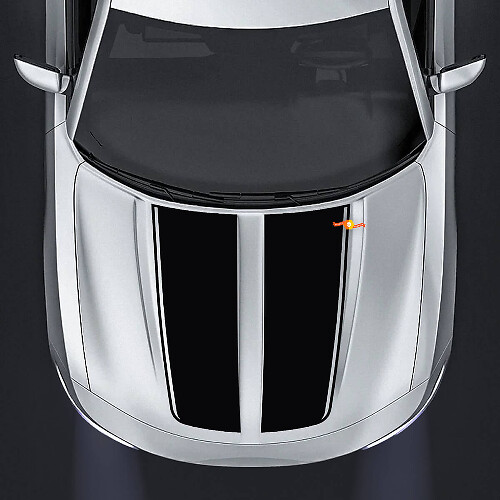 Dodge Charger Hood-Accent Aufkleber-Grafik passend für Modelle 2015–2020
