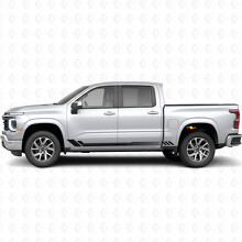 Honigwaben-Tür- & Schwellerstreifen aus Vinyl für Chevrolet Silverado 1500 Next Generation 2027_2