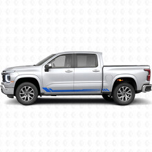 Honigwaben-Tür- & Schwellerstreifen aus Vinyl für Chevrolet Silverado 1500 Next Generation 2027_5