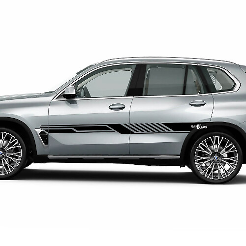 Seitenstreifen für BMW G05 Seitentüren, Vinyl-Aufkleber

