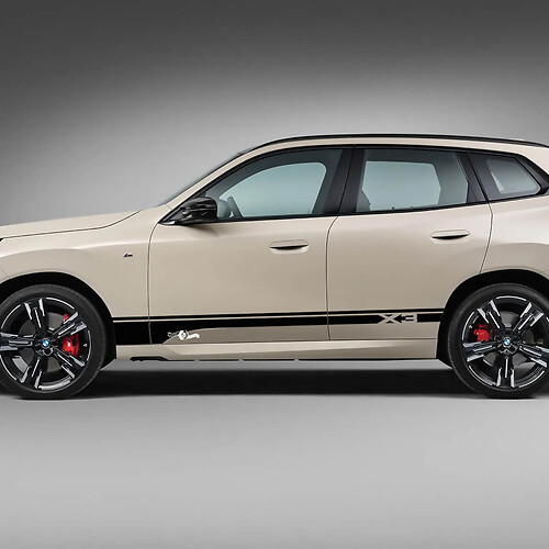 Seitentüren Streifen Logo BMW X3 G01 F25 Vinyl Aufkleber Aufkleber
