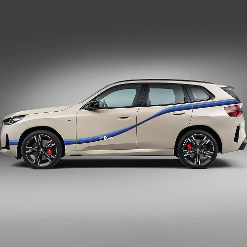 BMW X3 G01 F25 Seitentüren Drei Streifen Vinyl Aufkleber Aufkleber
