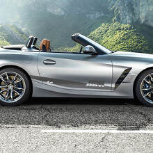 Seitentür-Akzentstreifen mit M-Logo BMW Z4 Vinyl-Aufkleber
 2