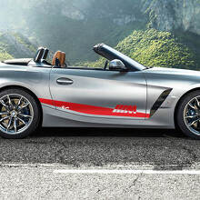 Seitentür-Akzentstreifen mit M-Logo BMW Z4 Vinyl-Aufkleber
 3