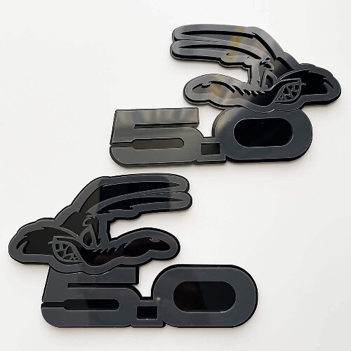 COYOTE 5.0 Kotflügelabzeichen Emblem 3D Abzeichen 2