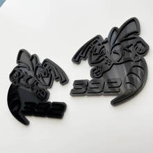 Hornet Bee 392 3D-Abzeichen, graues vs. schwarzes Fender-Abzeichen-Emblem
 3