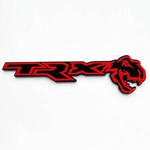 TRX 3D Abzeichen Schwarz gegen Red Fender Abzeichen Emblem
 2