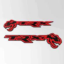 TRX 3D Abzeichen Schwarz gegen Red Fender Abzeichen Emblem
 3
