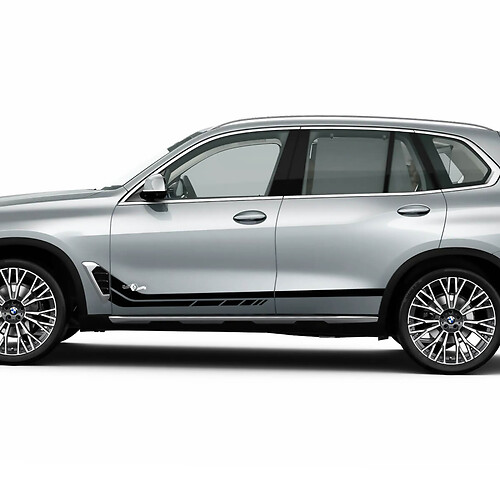 Individuelles Seitenstreifen-Aufkleber-Set für BMW X5 G05, Vinyl-Grafik
