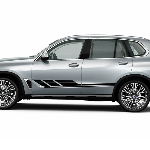 Strobe-Seitenstreifen-Aufkleber-Set für BMW X5 G05 – individuelle Vinyl-Grafiken
