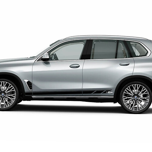 Strobe-Seitenstreifen-Aufkleber-Set für BMW X5 G05 – individuelle Vinyl-Grafiken 2
