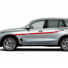 Accent X5 Logo Seitenstreifen-Aufkleber-Set für BMW X5 G05 – individuelle Vinyl-Grafiken
 3
