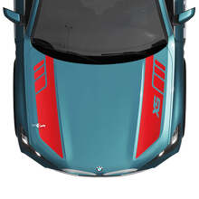 BMW X5 G05 Motorhauben-Akzent Individuelle Streifen Aufkleber 3