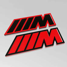 M Style 3D Kotflügelabzeichen Emblem für BMW Modelle_2