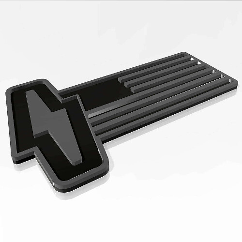 Ford 150 Lightning 3D-Abzeichen mit US-Flagge – individuelles Kotflügel-Emblem für Ford 150 Lightning
