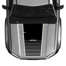 2024 Toyota Land Cruiser Prado Hood Strobe Aufkleber, Vinyl-Grafikaufkleber, 2 Farben
 2