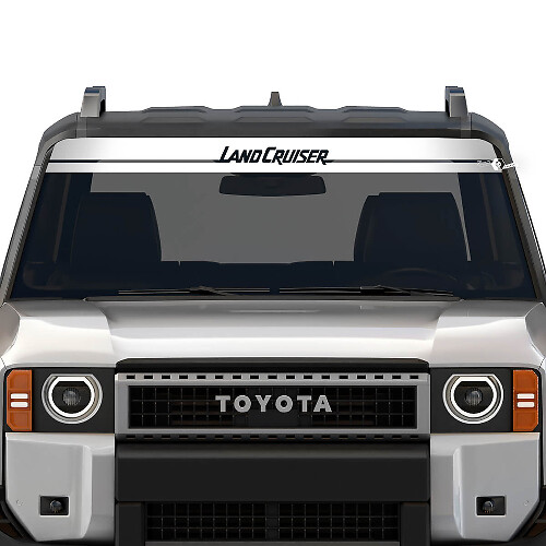 Markenbeschriftung Frontscheiben-Vinylaufkleber für Toyota Land Cruiser 2024