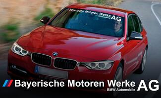 Vollständiger Name BMW AG Bayerische Motoren Werke AG M3 M5 E34 E36 E39 E46 E60 E70 E90 Windschutzscheiben-Aufkleber-Logo
