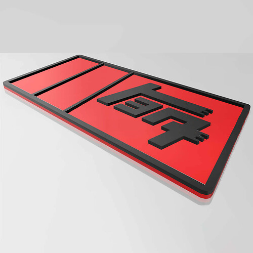 TEQ 3D-Abzeichen – individuelles Kotflügelabzeichen-Emblem für Toyota
