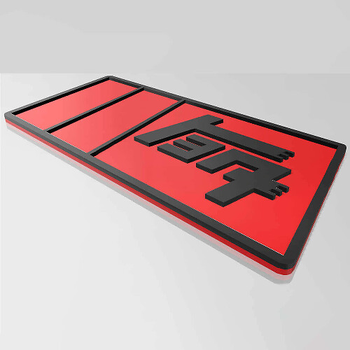 TEQ 3D Kotflügel-Abzeichen Emblem für Toyota Fahrzeuge