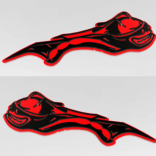 TEQ 3D-Abzeichen – individuelles Kotflügelabzeichen-Emblem für Toyota
 1