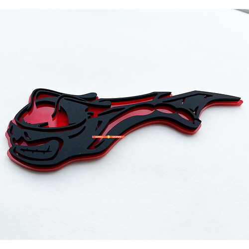 Scatpack Bee 3D -Abzeichen - Custom Fender Emblem für Dodge Charger & Challenger
