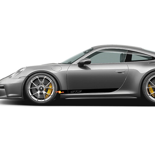 Porsche 911 GT3 Seitenlogo-Aufkleber – individuelle Vinyl-Grafik 2
