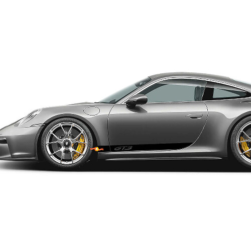 Porsche 911 GT3 Seitenlogo Aufkleber - Individuelle Vinylgrafiken 2
