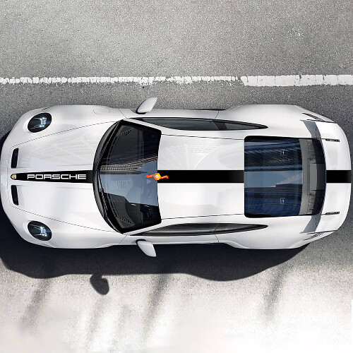 Racing-Style Seitenstreifen-Aufkleber-Set für Porsche 911 GT3
