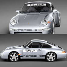 1974 Porsche 911 Racing Aufkleber-Set – klassische Vinylgrafiken zur Restaurierung und Individualisierung 3
 2