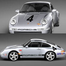 1974 Porsche 911 Racing Aufkleber-Set – klassische Vinylgrafiken zur Restaurierung und Individualisierung 3
 3