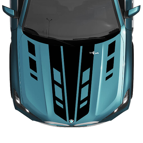 BMW X5 G05 Motorhauben-Akzent Individuelle Streifen Aufkleber 2