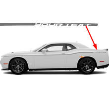 Custom dünnes Seitenstreifen-Vinyl-Decal-Kit für Dodge Challenger SXT 2015-2024_2