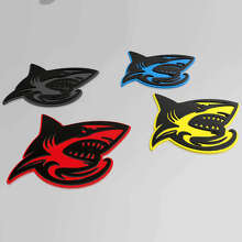 Shark Hellshark 3D Emblem Kotflügel-Embleme 2 2